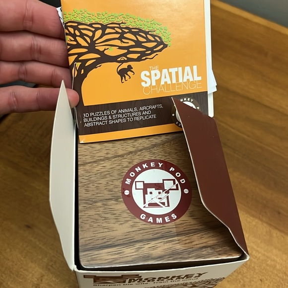 Monkey Podgames the spacial challenge new wooden block puzzle Mensa thinking - Picture 4 of 4